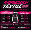 Impression textile DTF